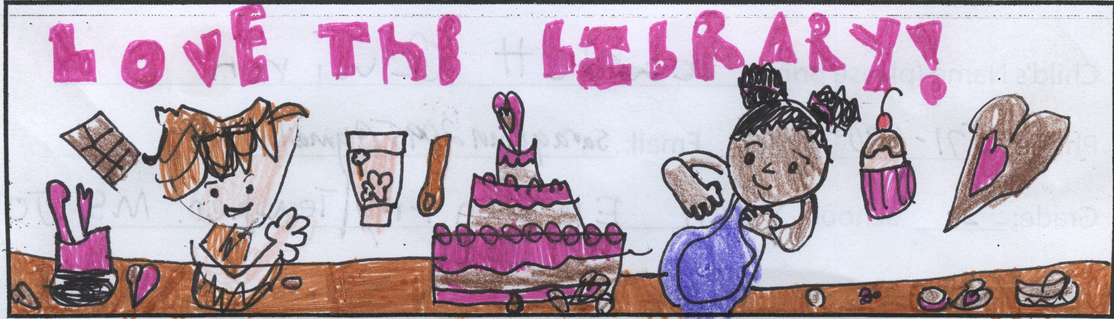 Bookmark Contest Winner, Scarlett Q., 2nd Grade