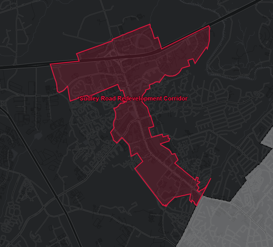 Sudley Road Redevelopment Corridor Digital Map