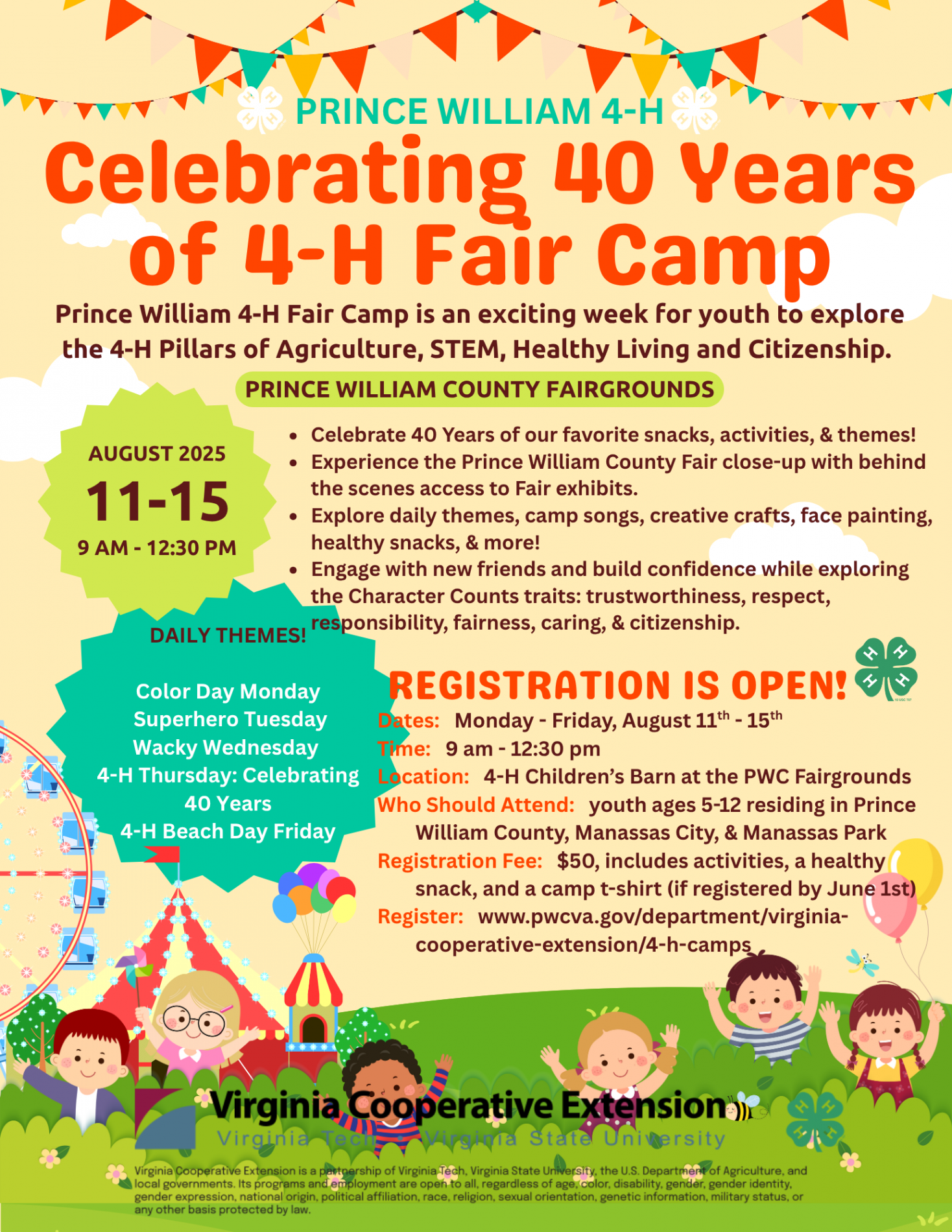 Prince William 4-H 2025 Fair Camp